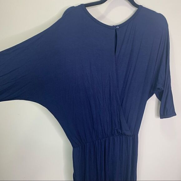 Trina Turk navy jumpsuit with sleeves size medium - Picture 5 of 8